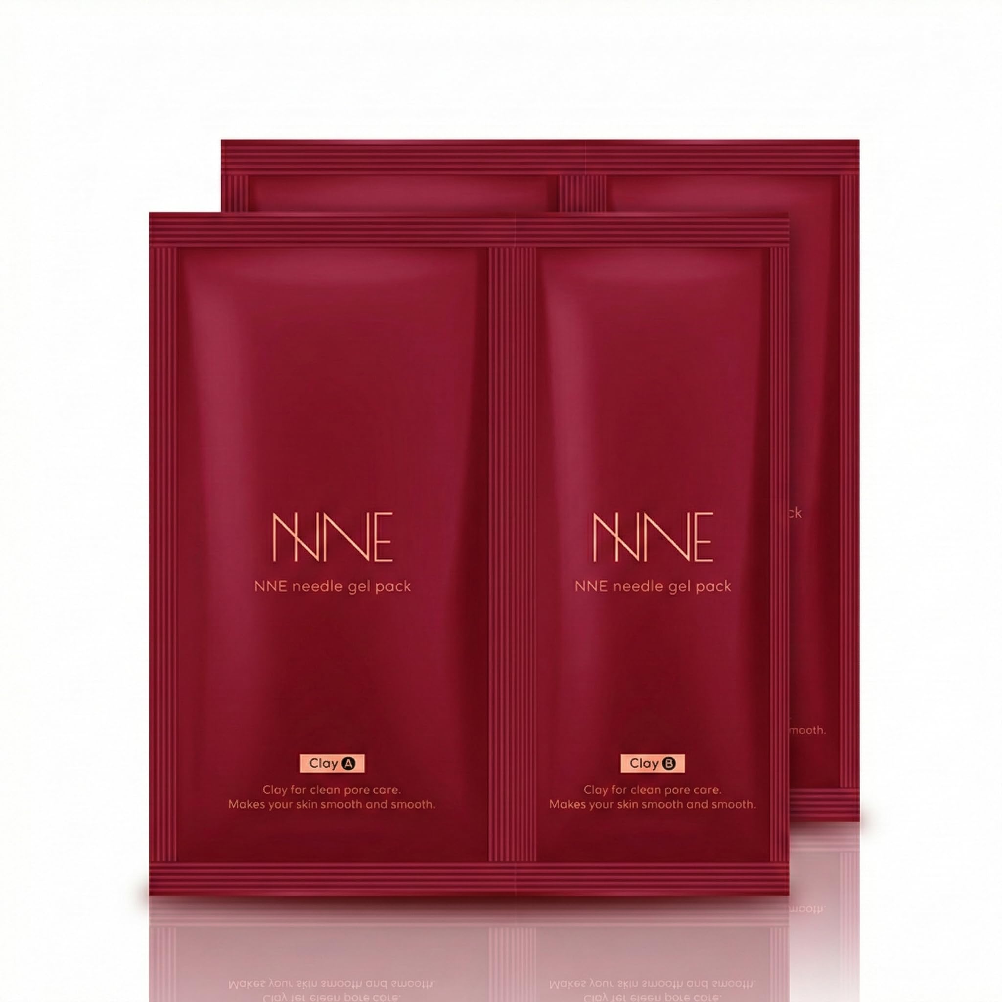 [Содержит ретинол! [Покалывает, Вспенивается и Проникает] NNE Углекислотная маска-патч с иглами Красная [Углекислотная маска-патч с иглами, Глиняная маска, Подтягивающая, Сияние, Гелевая] Красная (2 са