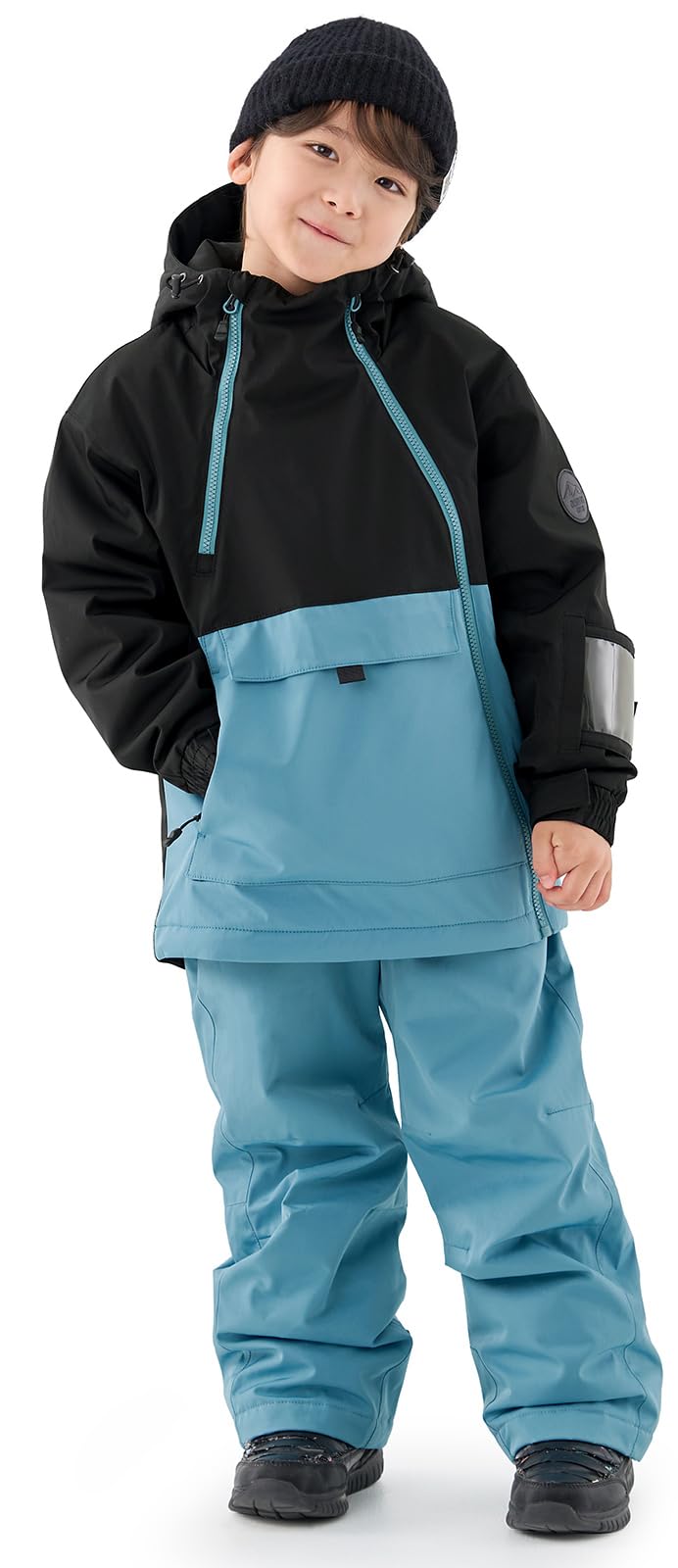 

Acrais Ski and Snowboard and Warm Kids Set, Windproof, Waterproof, Breathable, (al-ss25096120bl-sbu-sbu)