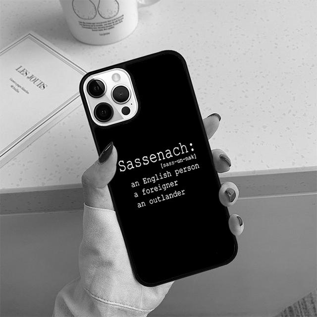 Outlander Sassenach Libelle Handyhülle Für iPhone 17 Air 14 15 16 16e 13 12 Max Hülle Für Apple 11 Pro Max Plus Coque