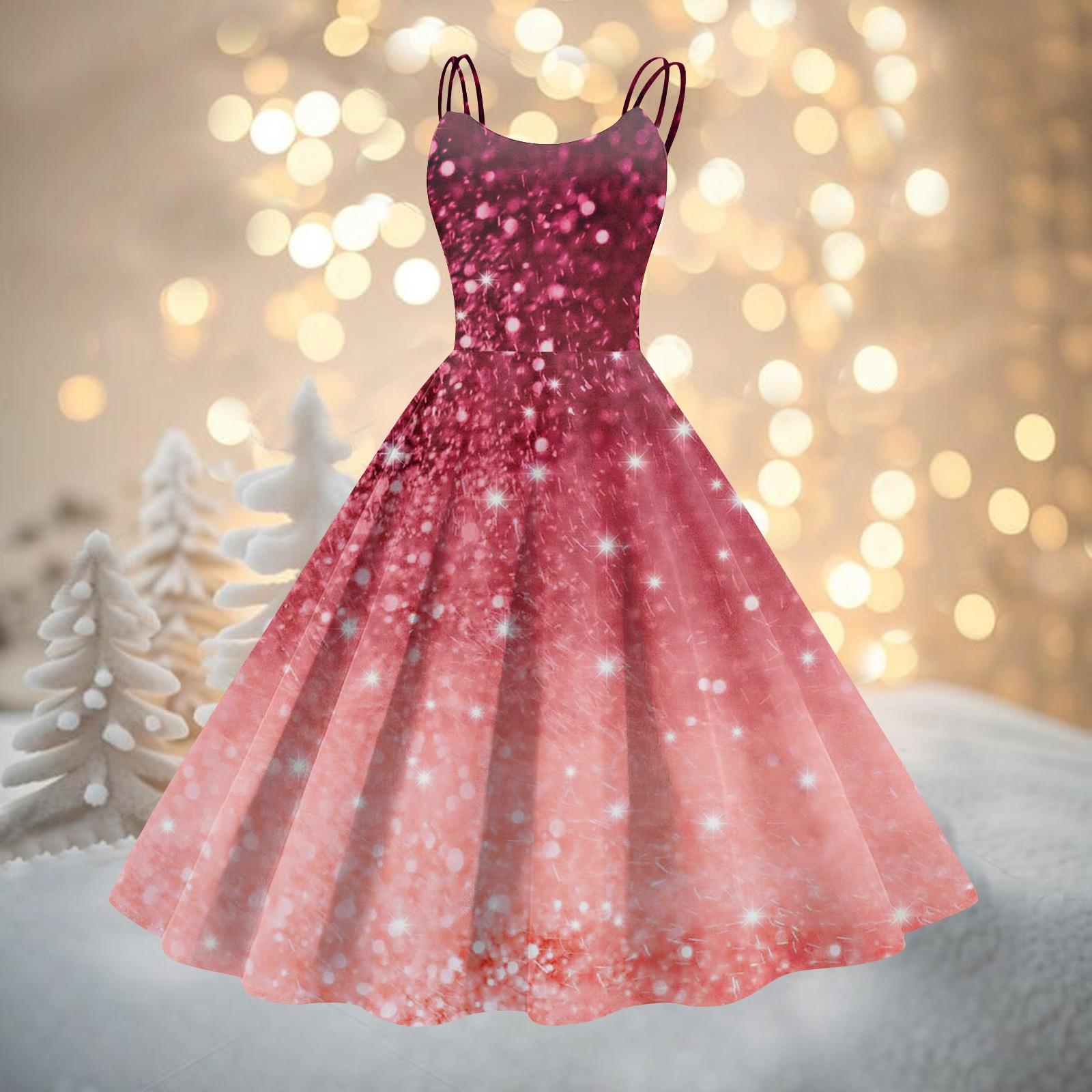 

Женское модное рождественское принтованное сексуальное коктейльное платье без бретелек в готическом стиле в стиле панк, винтажное платье. S винный