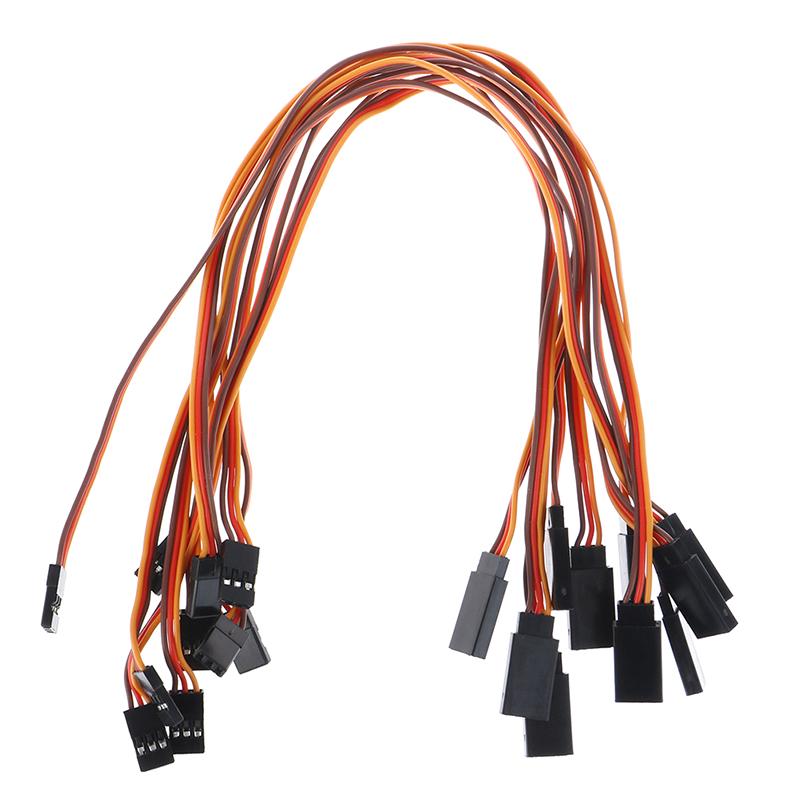 10Pcs Servo Extension Lead Wire Cable For RC Futaba JR Male to Female Connector 10Pcs Servo Extension Lead Wire Cable For RC Futaba JR Male to Female Connector