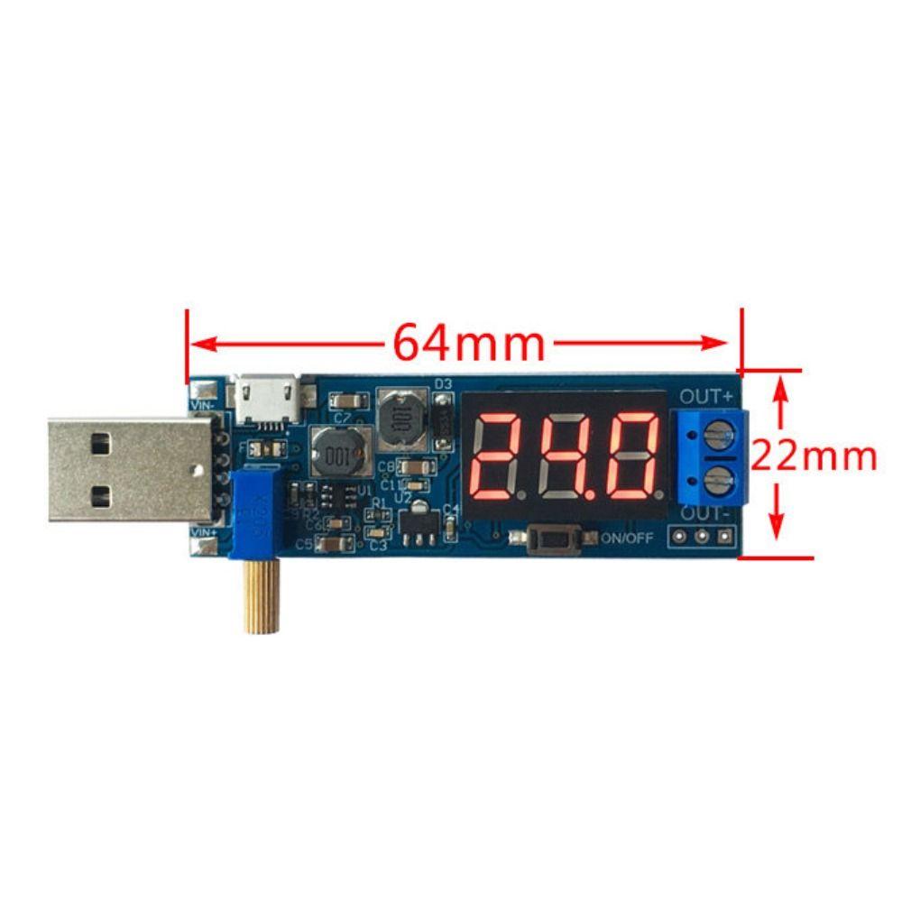 1.2V-24V Output USB Buck Boost Converter 3.5V-12V Input Power Module Voltage Regulator  Electronic