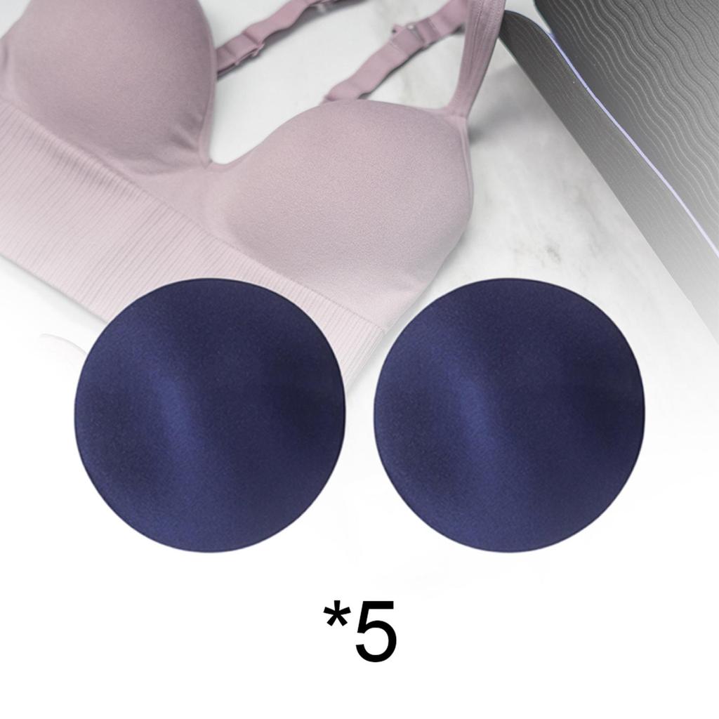 10Pcs Bra Pads Inserts Sponge Removable Breathable, Soft Padding, Cups for