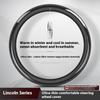 For Lincoln Z MKZ MKT MKC MKX MKS Aviator Nautilus Corsair Continental Carbon fiber Leather Car Steering Wheel Cover Accessories Q2