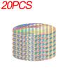 100/20PCS Round Paste Type Bird Repellent Tape Reflective Anti Bird Scare Eflective Stick Tape Pigeon Farm Bird Chasing Tools