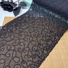 1m x 21.5cm Stretchy Embroidery Tulle Lace, Embroidered Net Sewing Fabric Lace for Dress, Lingerie, Bra, Underwear, Garment