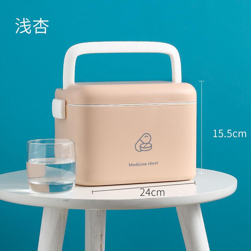 

Portable Plastic Medicine Box First Aid Kits Storage Box Family Office Travel Emergency Kit with Handle Medication Organizer
