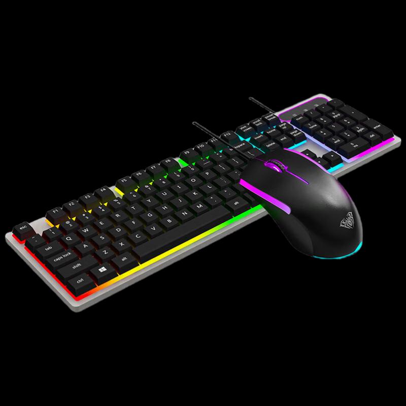 AULA T630 Wired Gaming Keyboard and Mouse Combo