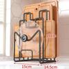 Platzsparender Schneidebretthalter Eisenkunst Schneidebrett Organizer Topfdeckelhalter Regal Zuhause