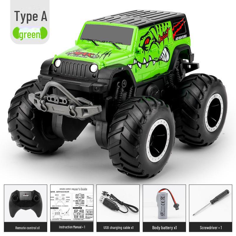 4WD Remote-Control Water & Land Monster Truck Toy for Kids