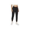 Nike Damen Sportbekleidung Club Fleece Jogginghose mit mittlerer Taille Schwarz DQ5192-010