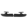 Black Metal Motorcycle Rear Fender Bracket Filler Panel (1 Pair) Suitable for Ha