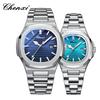 Fashion Couple Watches Men and Women Business Luxury Stainless Steel Quartz Wristwatch Waterproof Luminous Couple Watch Pair Set