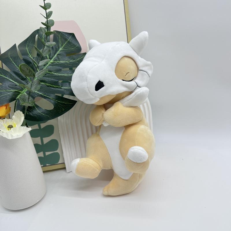Anime Figures Slowpoke Cubone Plush Stuffed Toy Boys Home Decor Cartoon Sleepy Chikorita Pillow Doll Xmas Holiday Gift