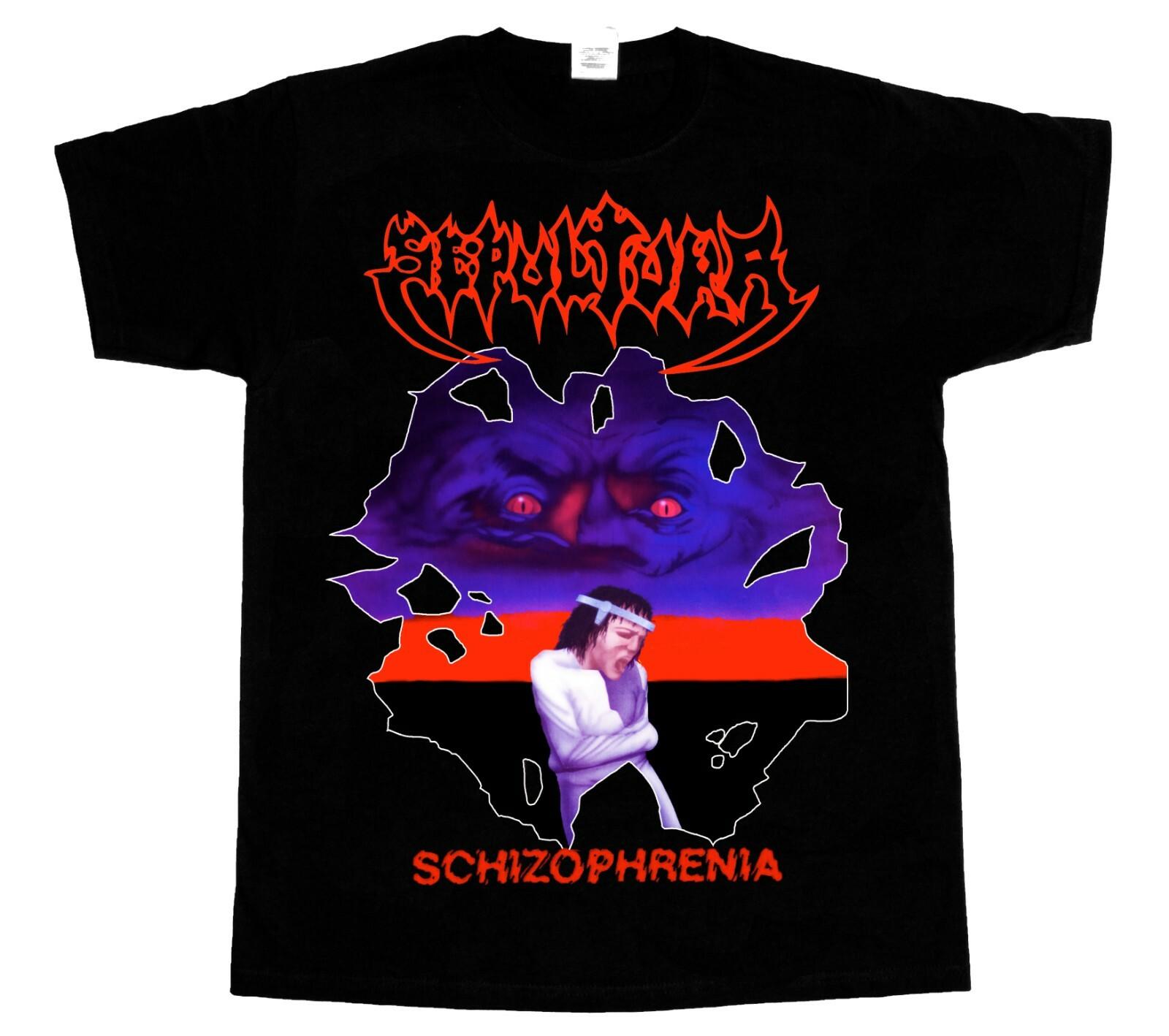 S - 5XL SEPULTURA BENEATH THE REMAINS SOULFLY SHORT - LONG SLEEVE BLACK T-Shirt S