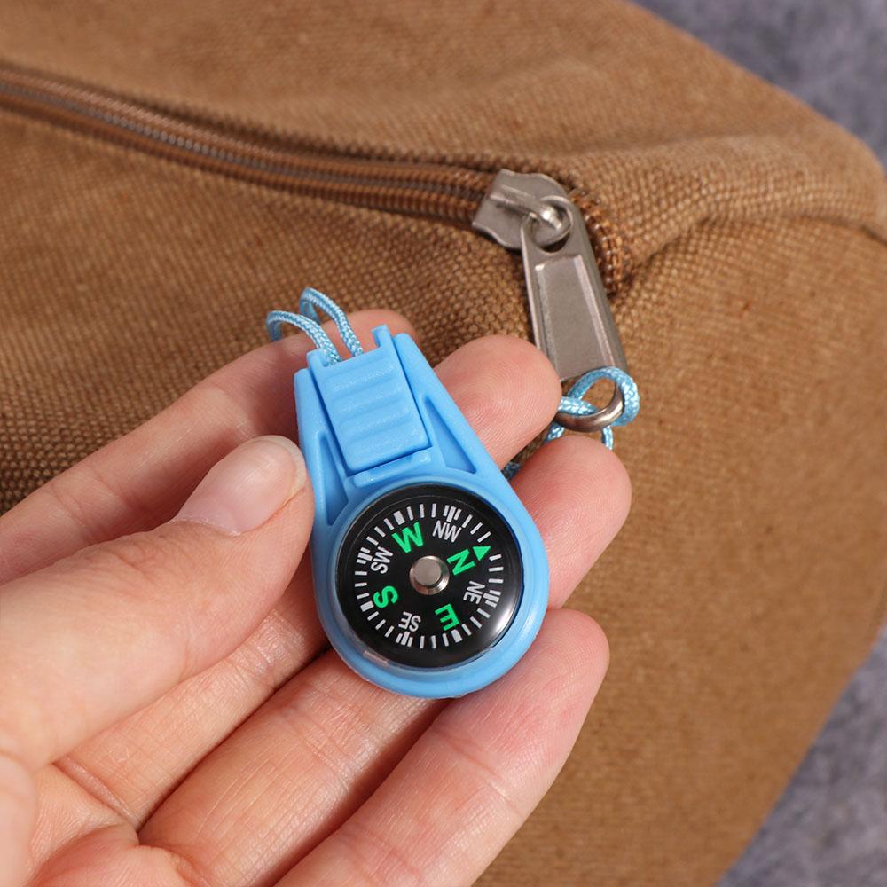Multifunctional Mini Survival Compass Keepsake Hiking Compass Camping Compass Outdoor Adventure