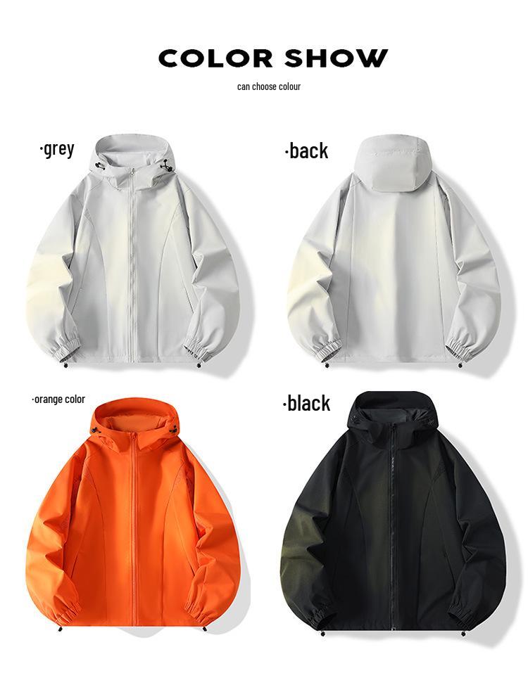 Unisex Autumn/Winter Outdoor Stand-Collar Jacket - Windproof & Waterproof