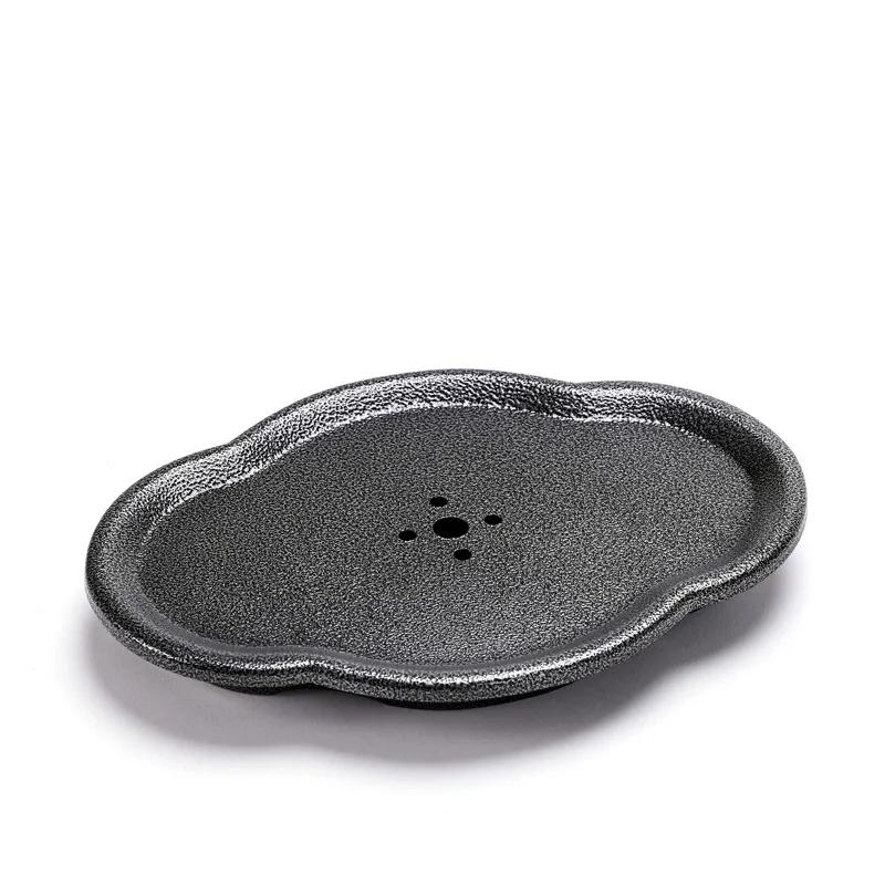 Metal Pot Bearing Cast Iron Fire Cup Japanese Style Tea Table Kung Fu Tea Set Water Storage Small Tea Tray Clay Teapots
