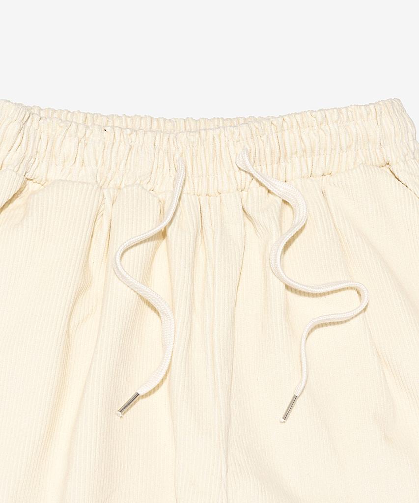 OTHERFITS Corduroy Wide String Crack Pants (Ivory)