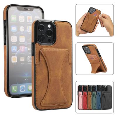Luxury Stand Leather Case for IPhone 13 Pro Max 12 Mini Back Flip  11 XR XS Max X 7 8 Plus Card Cover Magnetic