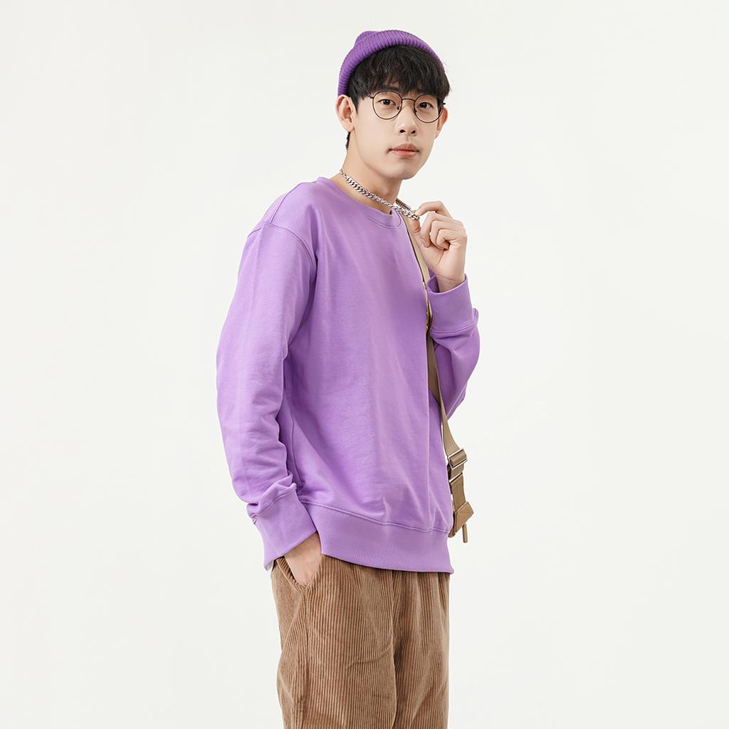 New MLB Los Angeles Dodgers LIKE Sweatshirt Unisex Violet 3AMTL0221-07PPN