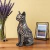 Modern Minimalist Mosaic Cat Figurine for Home or Office Decor