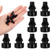 8Pcs Rubber Feet for Slow Cookers, Replaceable Slow Cooker Legs Pot Ert Accessories Prevent Scratches Marks and Damages Rubber Push-in Bumper, Black
