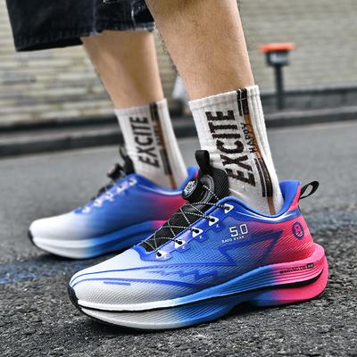 New Foreign Trade Red Rabbit Racing Running Shoes High Quality Breathable Ultra Light Shock Absorption Technology Men's and Women's Sports Shoes Tide