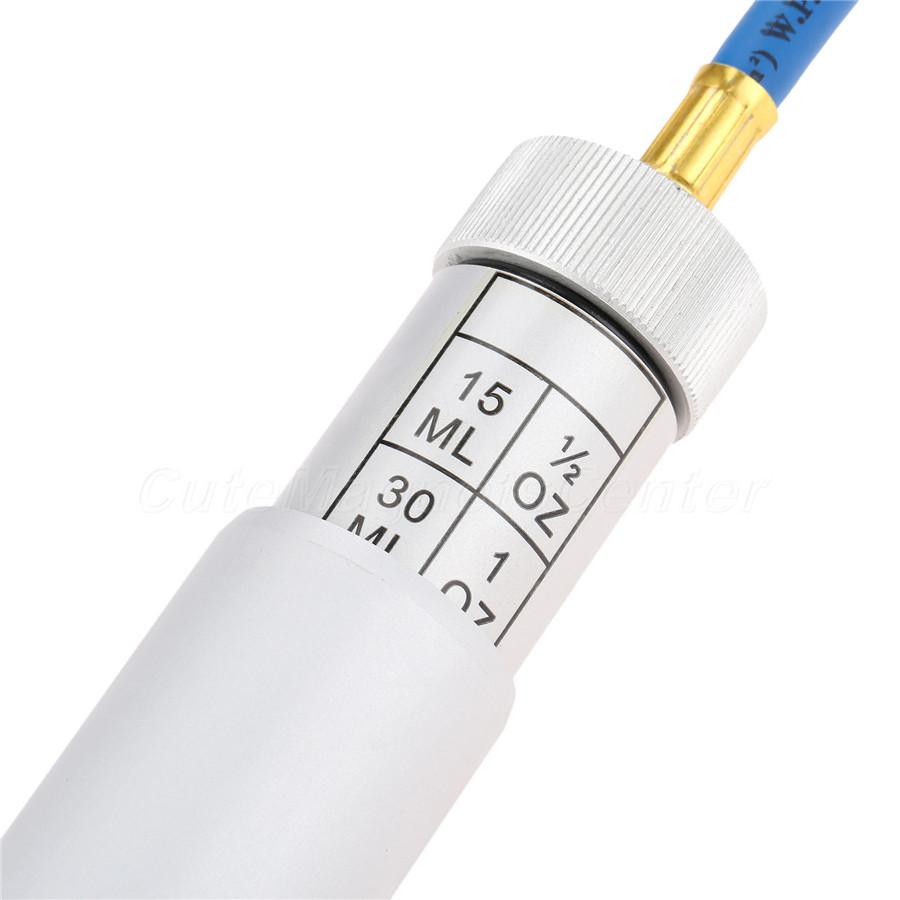 R134A 2oz A/C Oil Injector Hand Turn Pump Injection Tool for Car Home A/C System