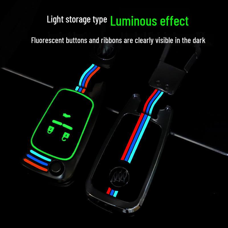 Buick Car Key Case Cover for Models: New Excelle, Verano, GT, Velite, Envision, Enclave, GL8, LaCrosse, GL6, Encore