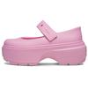 Unisex Snowy Mary Jane Chalk Pink Platform Clog Sandals 209939-6XS
