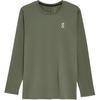 On Comfortable Round Neck Solid Color Lg Sleeve T-Shirt Men Tops Pine-Green 1ME10750858