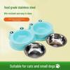 Cat & Dog Dual-Purpose Cartoon Frog Bowls - Anti-Tip Food & Water Bowls