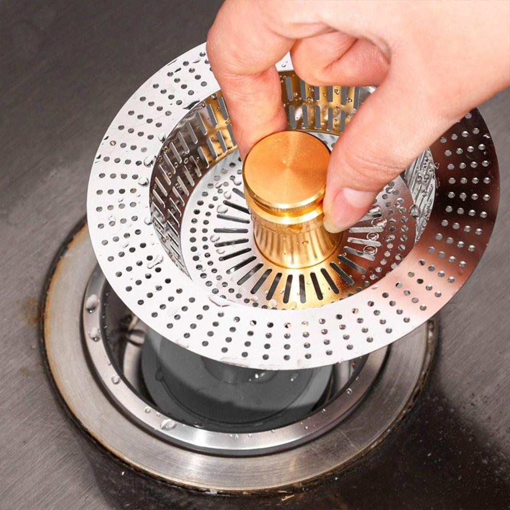 Stainless Steel Sink Leak Stopper Anti Odor Kitchen Anti-Clogging New Kitchen Sink Drain Strainer