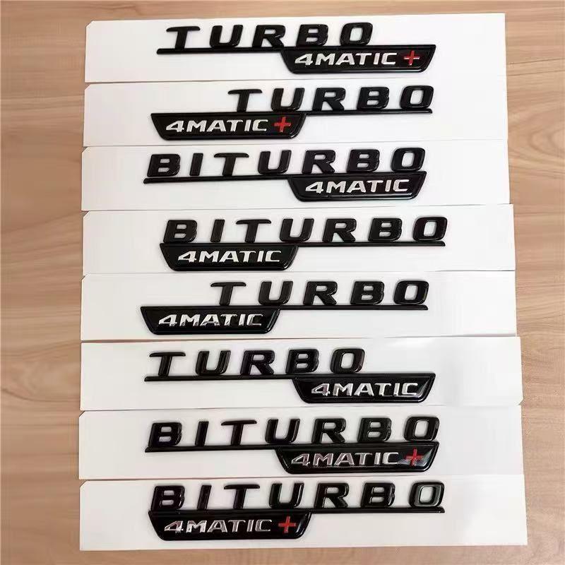 Mercedes AMG 4MATIC+ Biturbo Turbo Fender Emblem