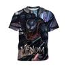 Venom 3D Printed T-shirt for Men In Summer New Marvel Movie Peripheral 3D Printed Loose Short Sleeved Top