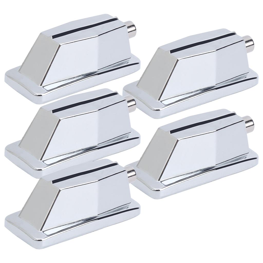 5 stk Skarptromme Seksjon Klokrok Rektangulær Krombelagt Bass Erstatningsdeler Tilbehør