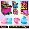 Juguete de Gominola Medusa Sensorial Needoh Oso de Gominola Suave Bonito Cubo Antiestrés Alivio del Estrés Presión Recuerdo Sensorial No Tóxico Juguete para Mover
