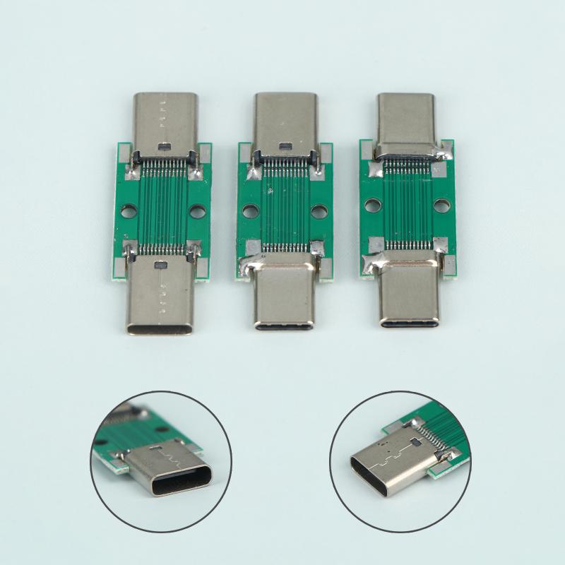 Type-C Multi-Function Test Board Usb 3.1 Type C 24 Pin Female To Male Female 24P High Current Adapter Pcb Board