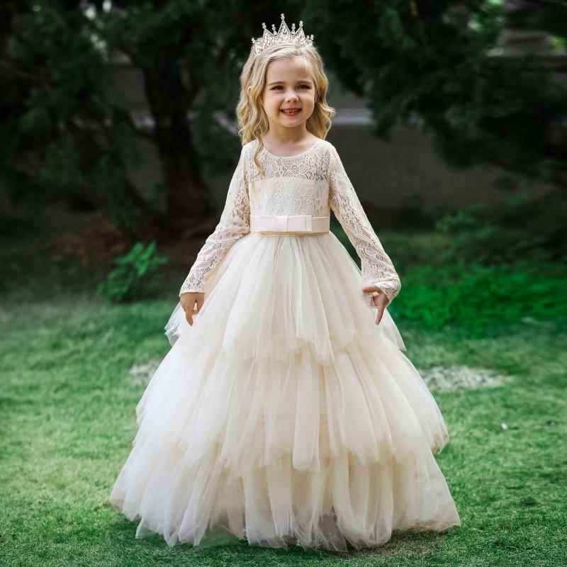 Formelles Kleid für Mädchen Geburtstag Klavieraufführung Hochzeitsfeier Brautjungfer