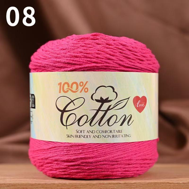 75g Medium Cotton Yarn Cake for Baby Sweater & Crochet Hat - Skin-friendly, Hand-knitted