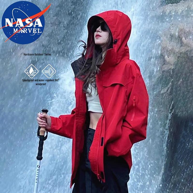 

NASA MARVEL Men s Detachable Hood Jacket S