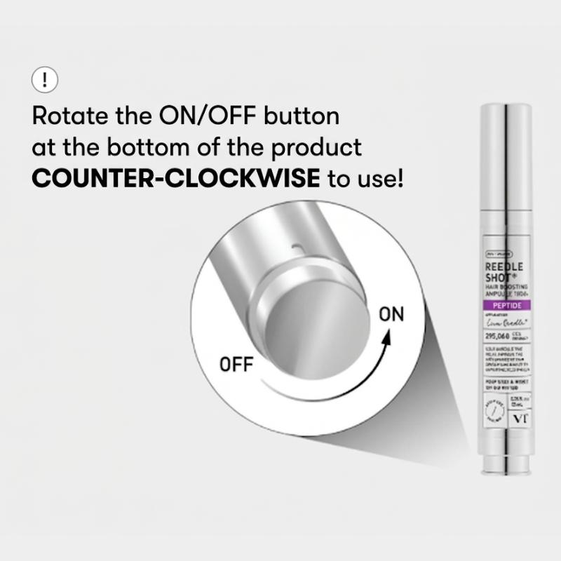 VT / Reedle Shot Hair Boosting Ampoule 300DL / Root Lift & Anti-Hair Loss / From Korea