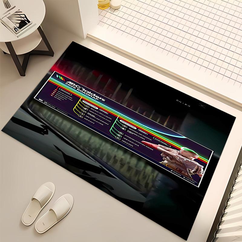 Games Arc R-Raiders Print Area Rug - Soft,Washable Non-Slip Indoor Mat,Living Room,Home Office Decorative Rug