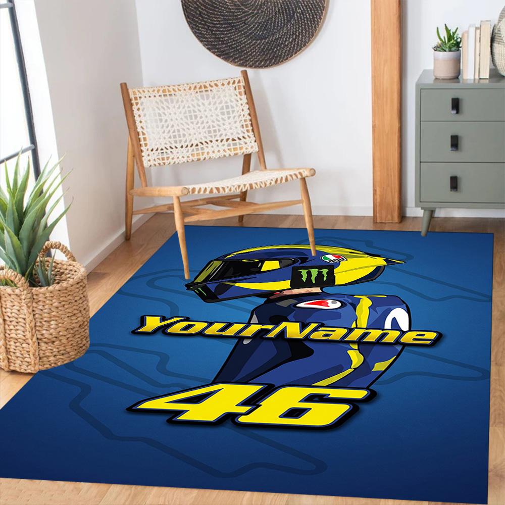 Doctor46 Personalized Name Area Rug Perfect For Dining Room Living Rooms Balcony Entryway Antislip Carpet Decorate Offices