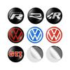 W128W127Car Key Sticker Auto Control Keychain Badge Accessories For Volkswagen Tiguan Bora POLO PASSAT CC Touran GOLF Jetta Arteon