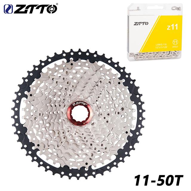 ZTTO MTB Bike 11 Speed Group Set 1X11 Shift Lever Rear Derailleur 11V Chain Current 11V50T 52T Cassette MTB Sprocket K7 Flywheel