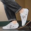 Fashion 2025 Summer New Hollow Mesh Breathable Comfortable Denim Casual Shoes for Men's Fashion Trend Versatile Low Top Chunky sneakers