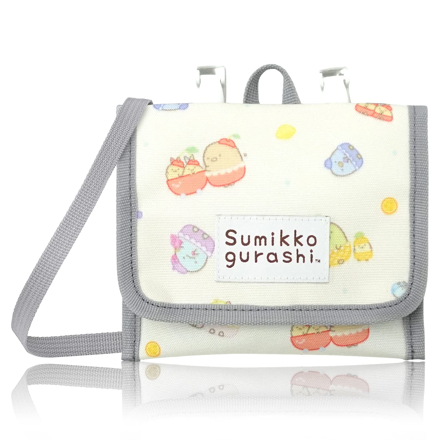

Чехол Sumikko Gurashi Goods Multi Case Mask Case Pochette 2WAY Tissue Case Accessory Case Kids Cream [Title Role] кремовый