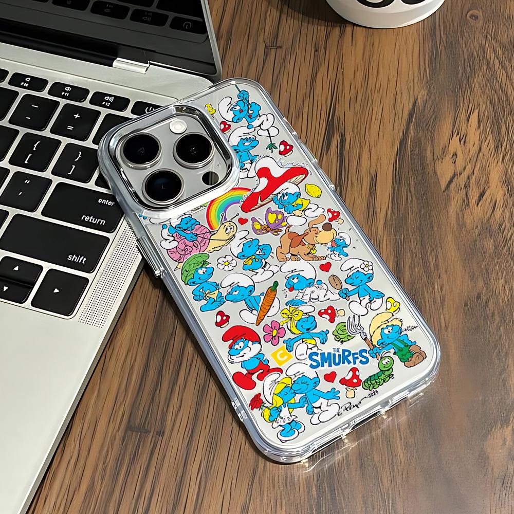 

Cartoon Cute The S-Smurfs New Phone Case For Google Pixel 10 9 8 7 8A 9A XL Pro 4G 5G Transparent Soft Silicone TPU Back Cover Pixel 10 Pro XL 5G